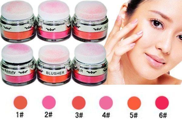 6 cores de blushers