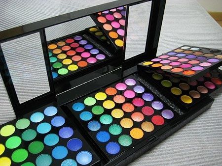 Paleta de 180 cores de sombras